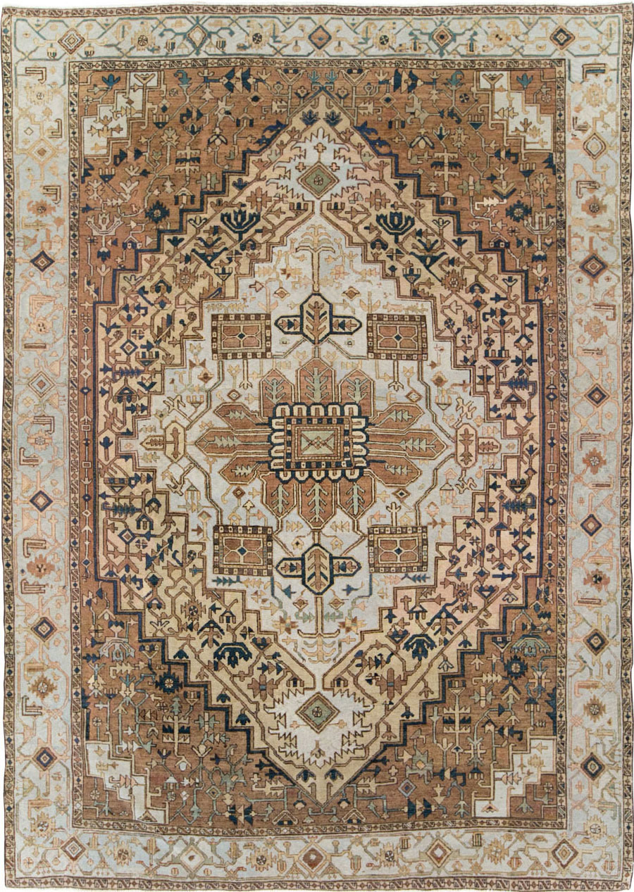 Antique Persian Heriz Carpet, No.25894 - Gsblank