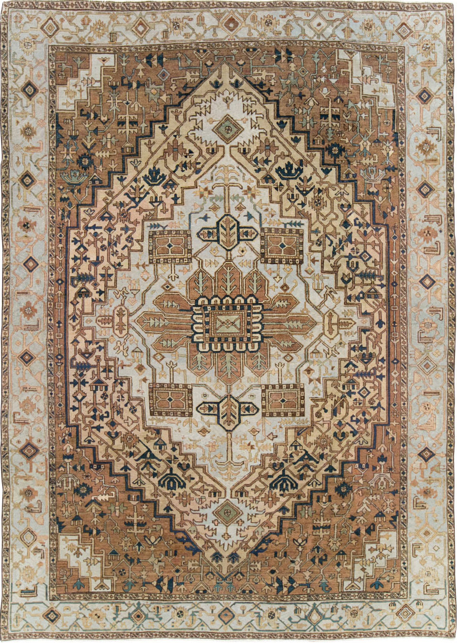 Antique Persian Heriz Carpet, No.25894 - Gsblank