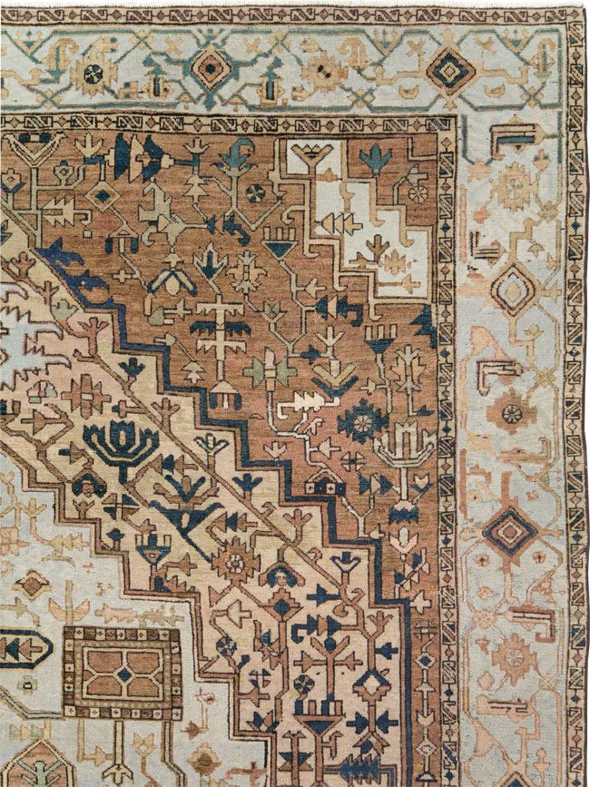 Antique Persian Heriz Carpet, No.25894 - Gsblank