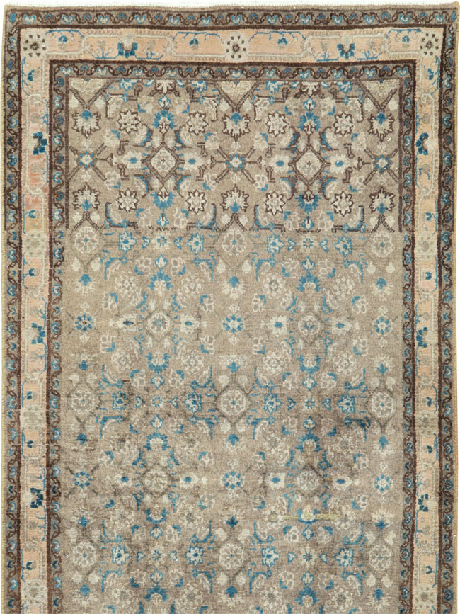 Vintage Persian Malayer Runner, No.25898 - Gsblank