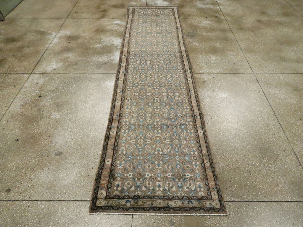 Vintage Persian Malayer Runner, No.25898 - Gsblank