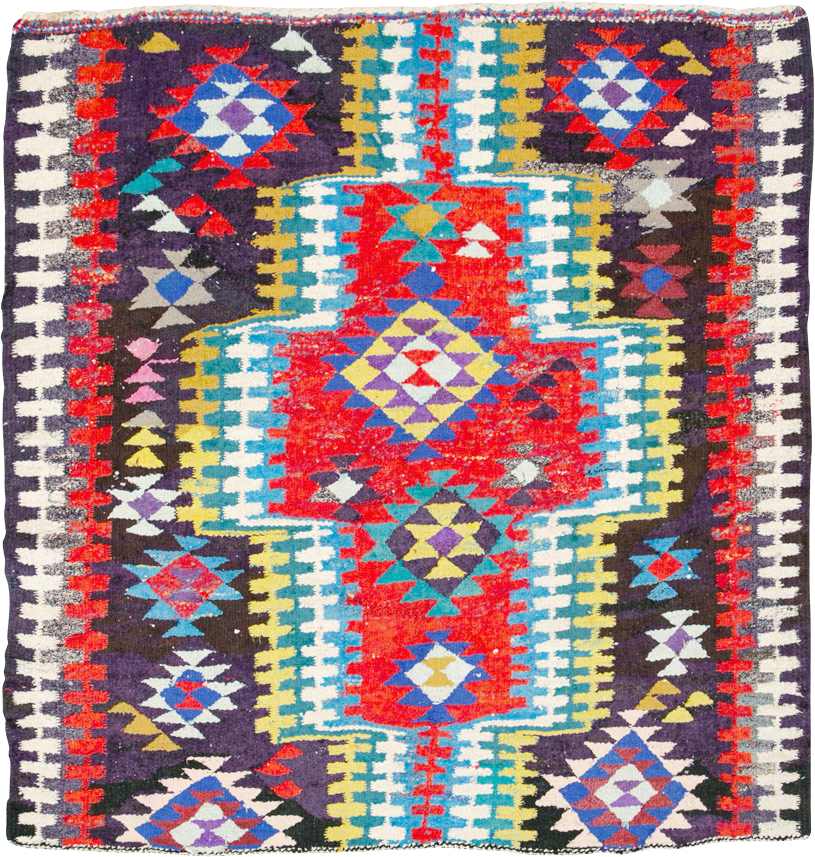 Vintage Persian Flatweave Kilim, No.25906 - Gsblank
