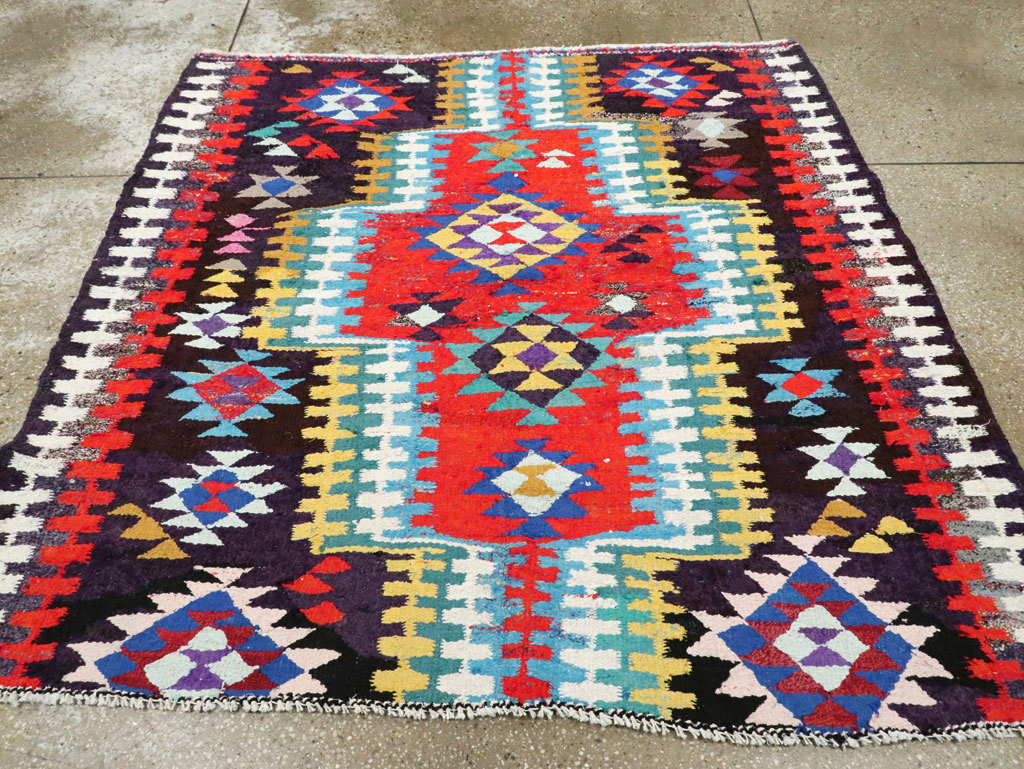 Vintage Persian Flatweave Kilim, No.25906 - Gsblank