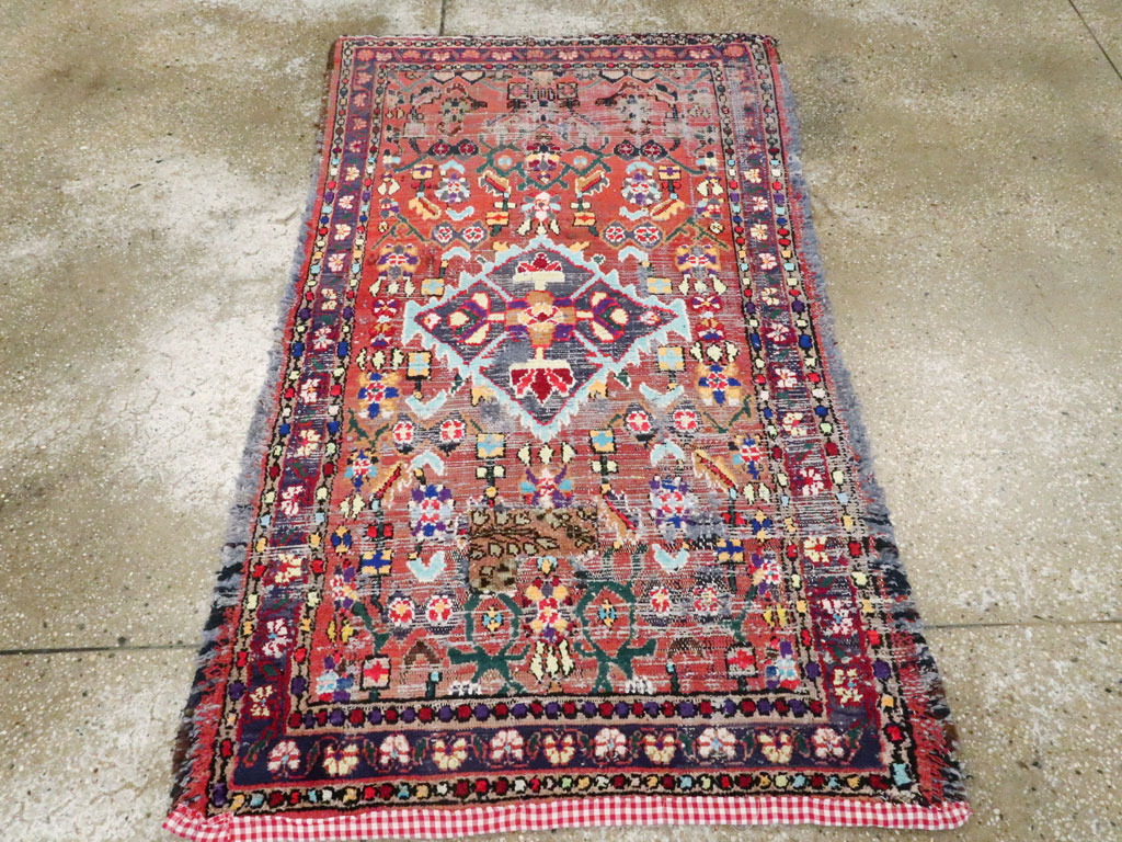 Vintage Persian Hamadan Rug, No.25913 - Gsblank