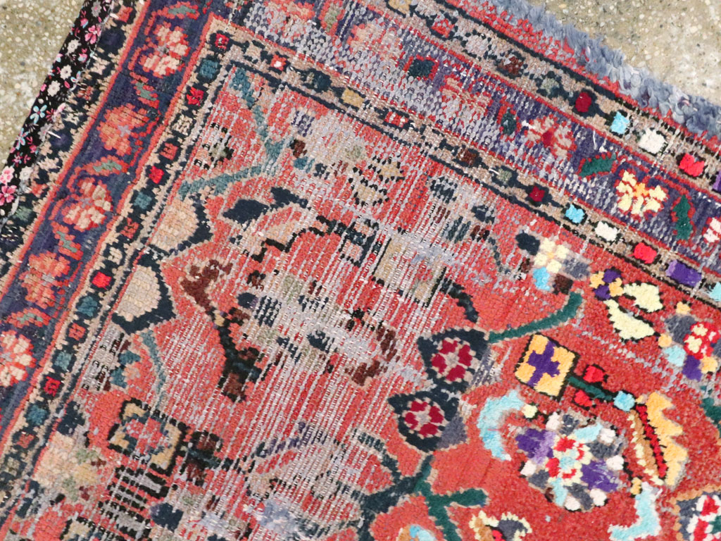 Vintage Persian Hamadan Rug, No.25913 - Gsblank