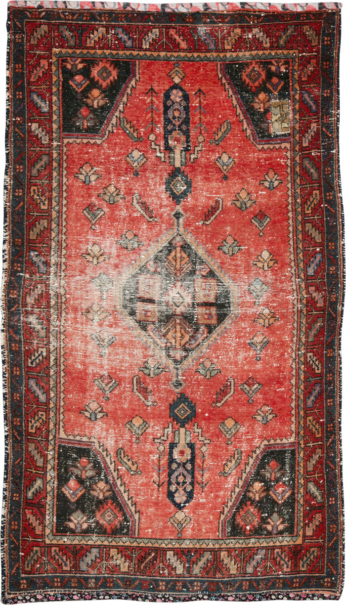 Vintage Persian Hamadan Rug, No.25916 - Gsblank