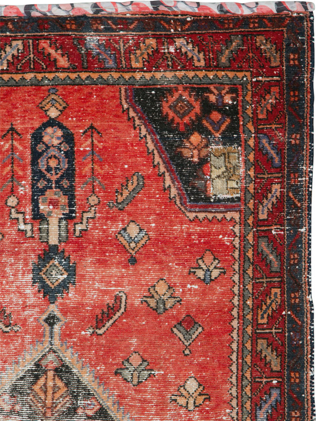Vintage Persian Hamadan Rug, No.25916 - Gsblank
