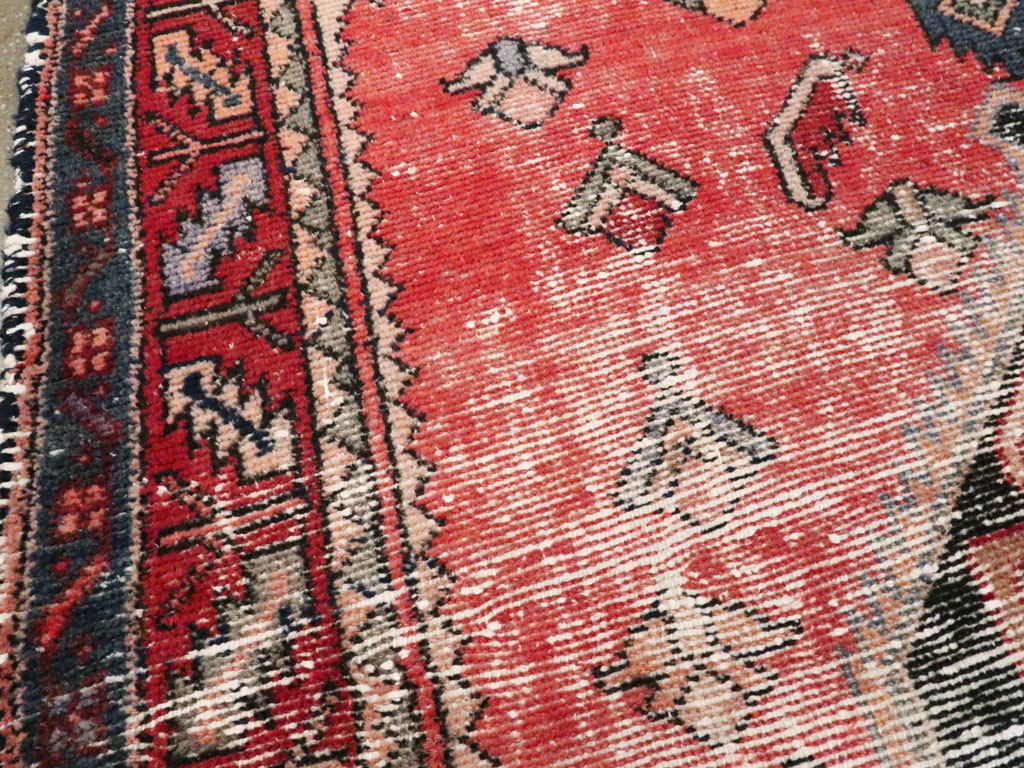 Vintage Persian Hamadan Rug, No.25916 - Gsblank