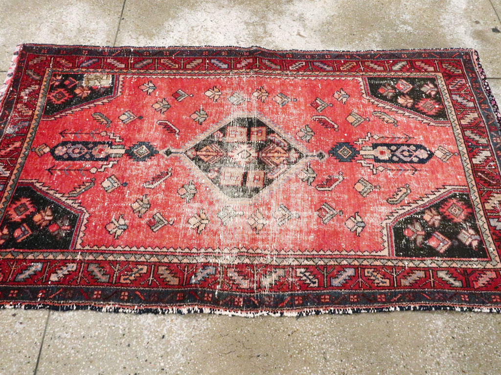 Vintage Persian Hamadan Rug, No.25916 - Gsblank
