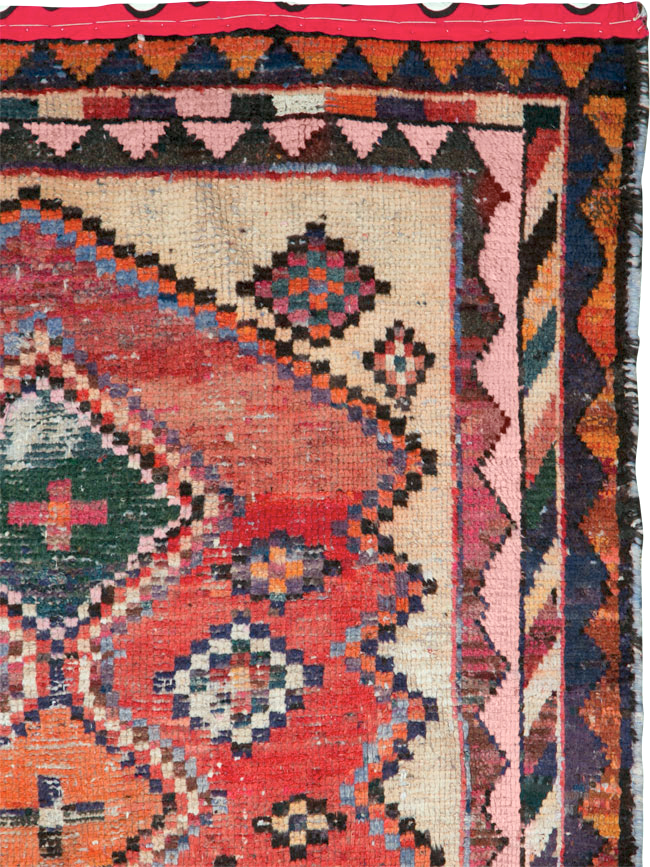 Vintage Persian Hamadan Rug, No.25918 - Gsblank