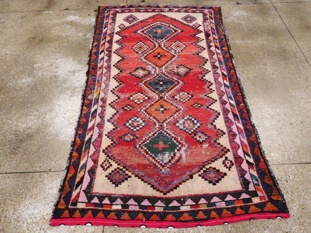 Vintage Persian Hamadan Rug, No.25918 - Gsblank