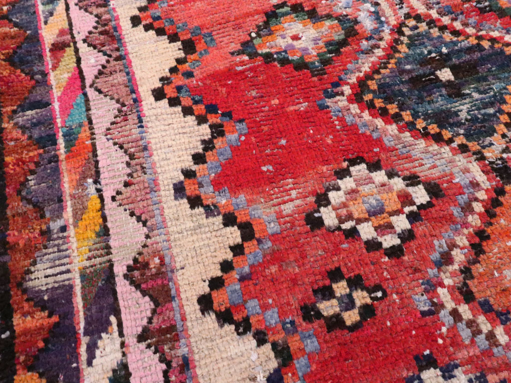 Vintage Persian Hamadan Rug, No.25918 - Gsblank