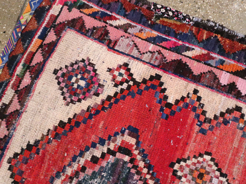 Vintage Persian Hamadan Rug, No.25918 - Gsblank