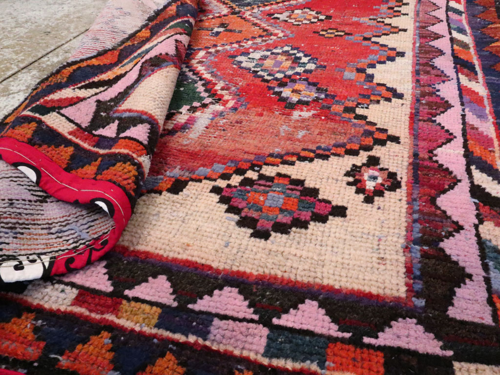 Vintage Persian Hamadan Rug, No.25918 - Gsblank