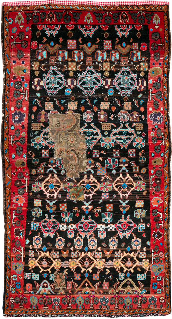 Vintage Persian Hamadan Rug, No.25923 - Gsblank