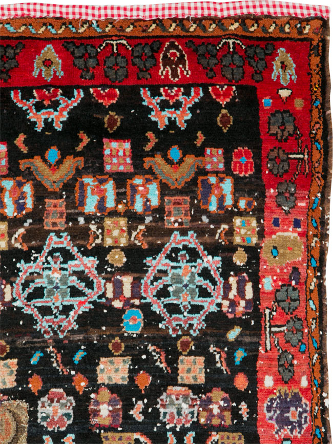 Vintage Persian Hamadan Rug, No.25923 - Gsblank