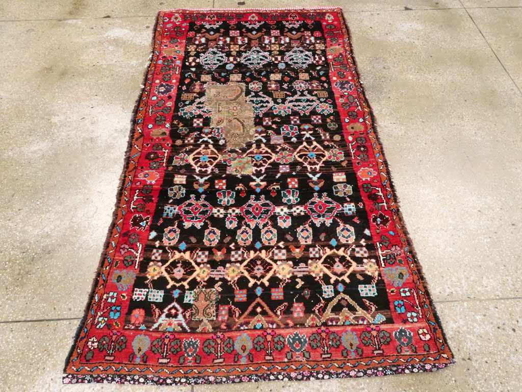Vintage Persian Hamadan Rug, No.25923 - Gsblank