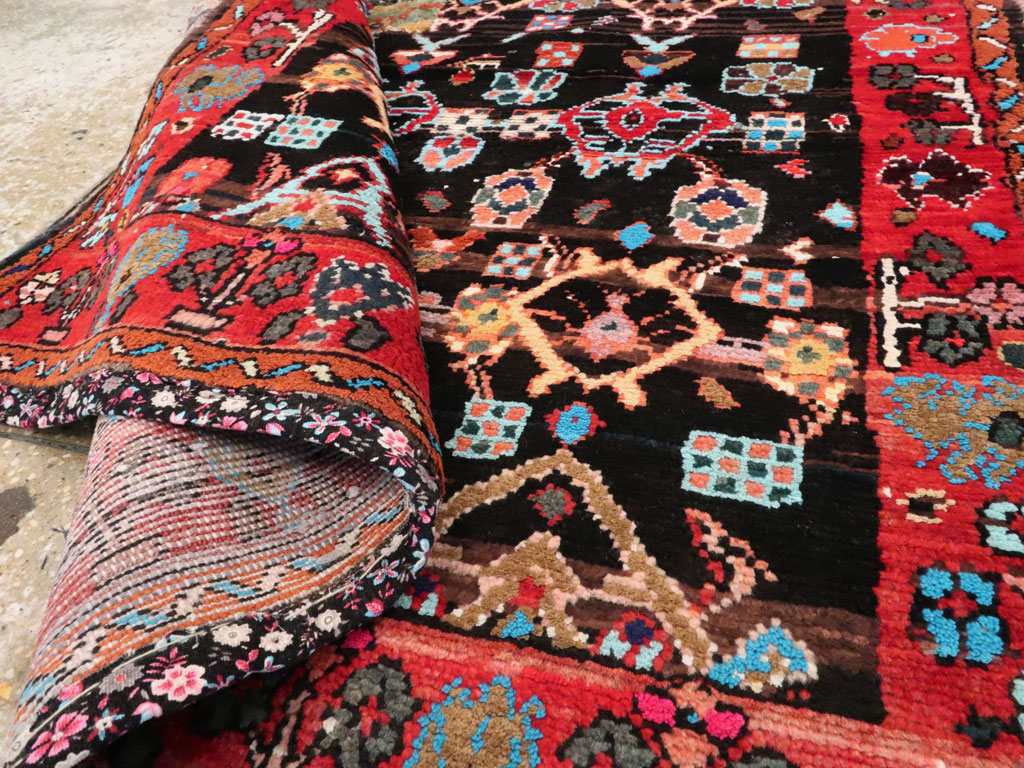 Vintage Persian Hamadan Rug, No.25923 - Gsblank