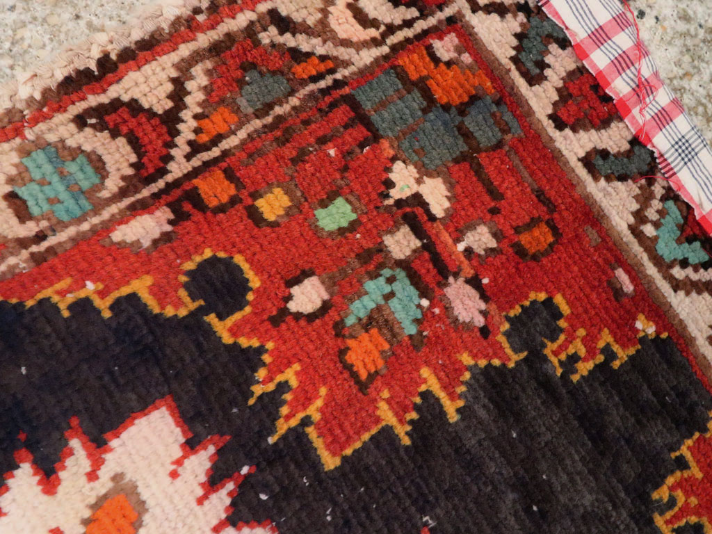 Vintage Persian Hamadan Rug, No.25927 - Gsblank