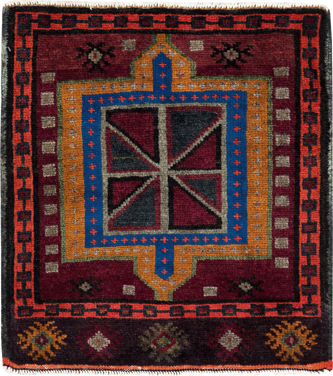 Vintage Persian Hamadan Rug, No.25931 - Gsblank