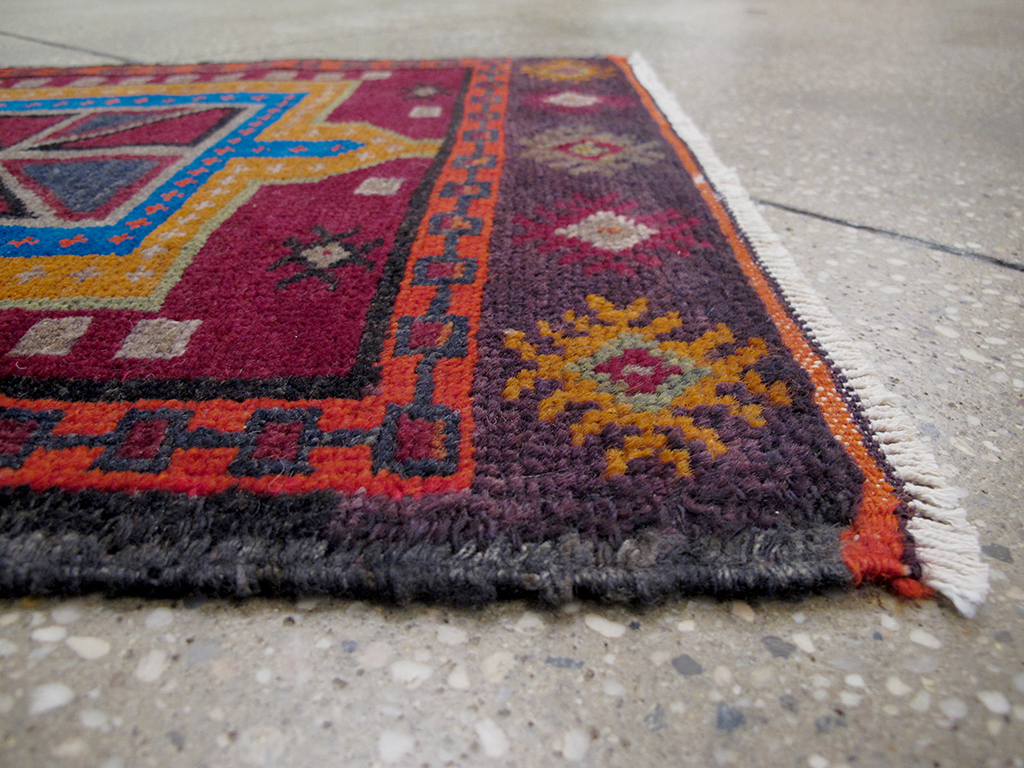 Vintage Persian Hamadan Rug, No.25931 - Gsblank