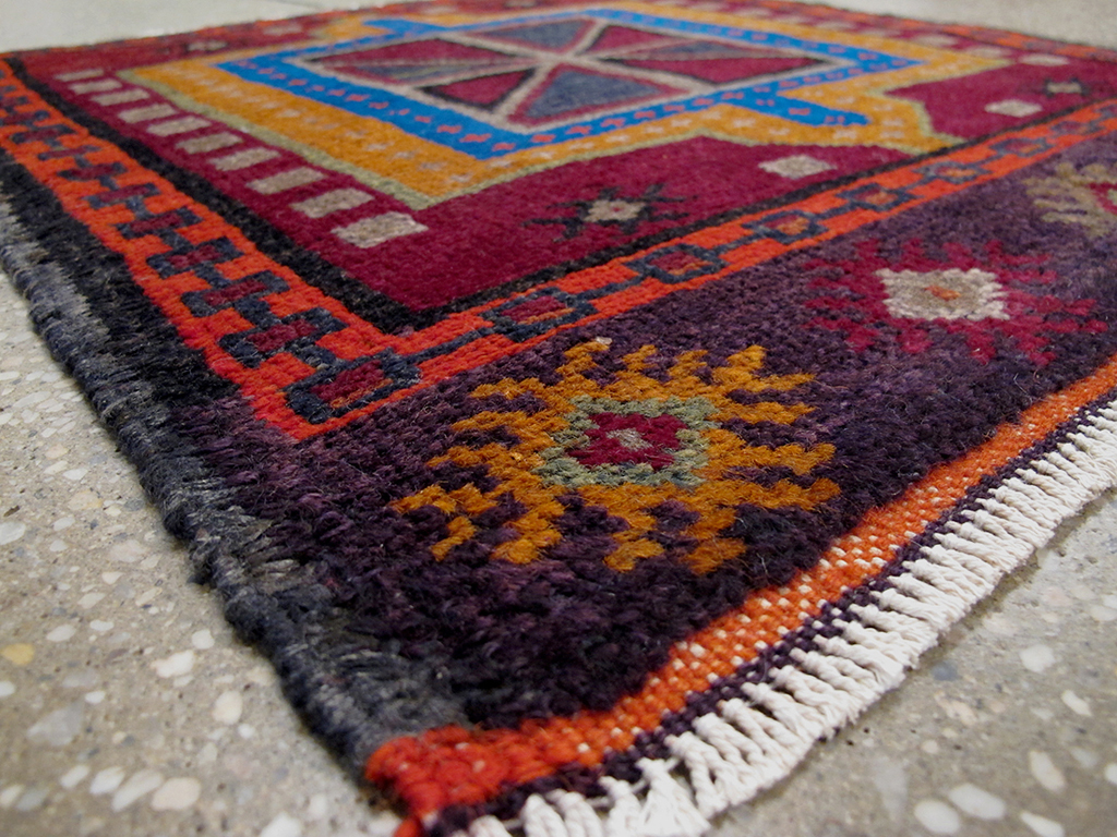 Vintage Persian Hamadan Rug, No.25931 - Gsblank