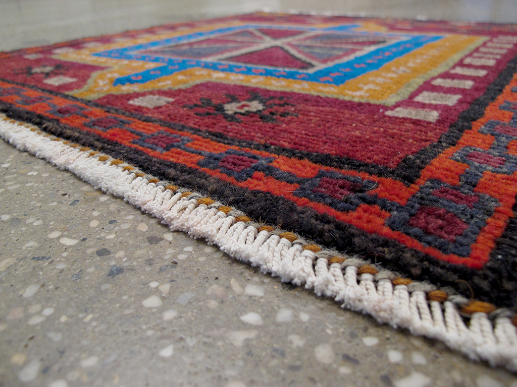 Vintage Persian Hamadan Rug, No.25931 - Gsblank