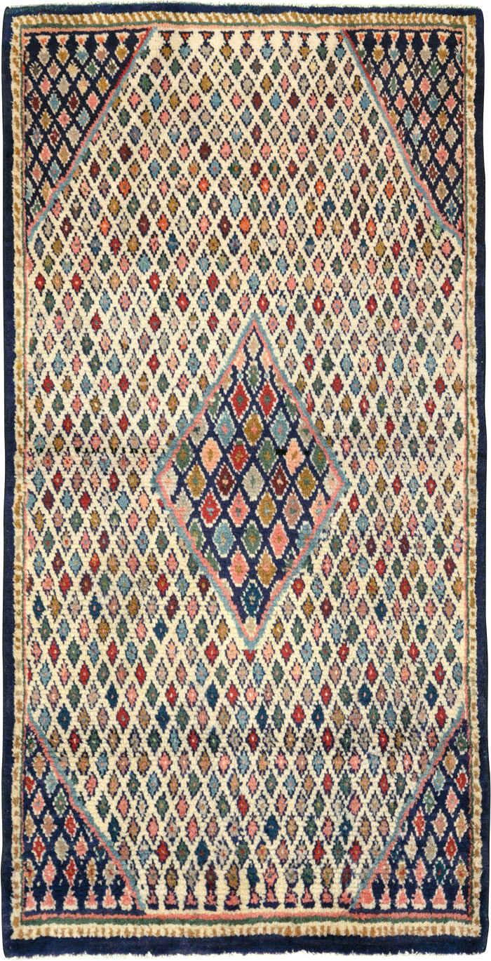 Vintage Persian Hamadan Rug, No.25932 - Gsblank