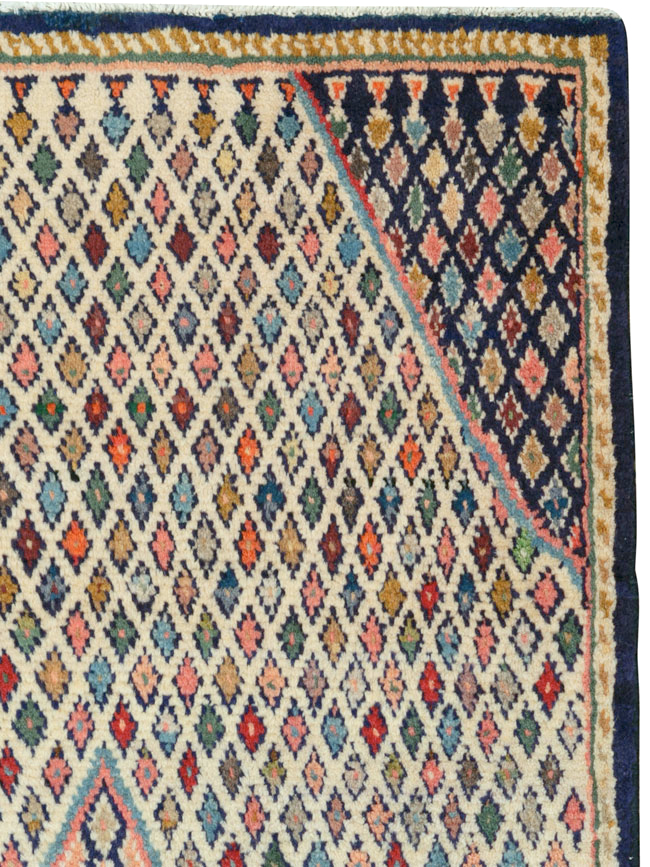 Vintage Persian Hamadan Rug, No.25932 - Gsblank