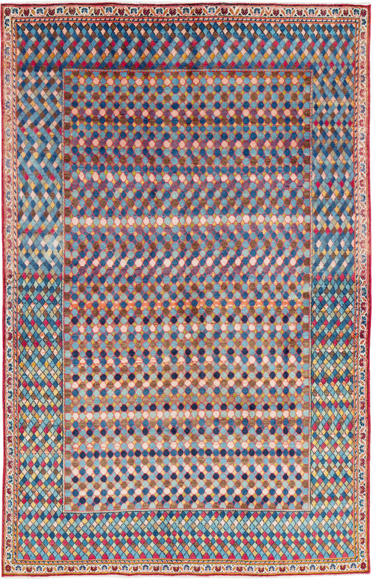 Vintage Persian Kashan Rug, No.25933 - Gsblank