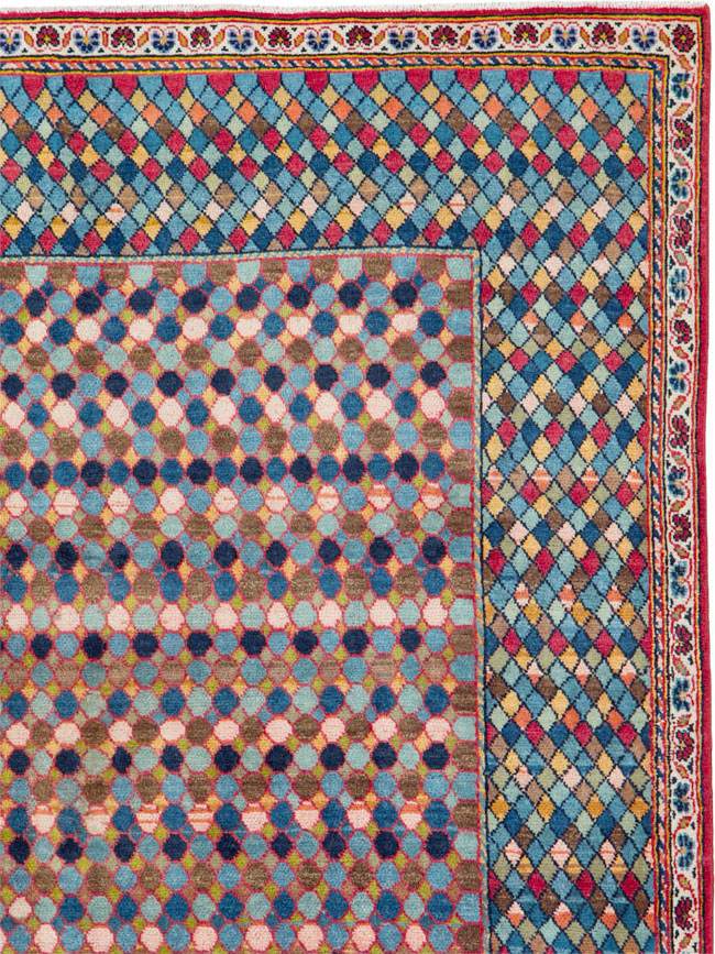 Vintage Persian Kashan Rug, No.25933 - Gsblank