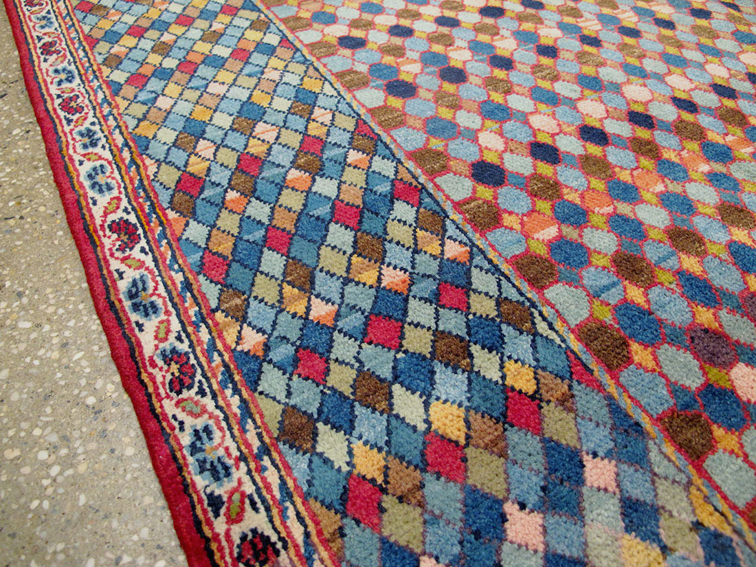 Vintage Persian Kashan Rug, No.25933 - Gsblank