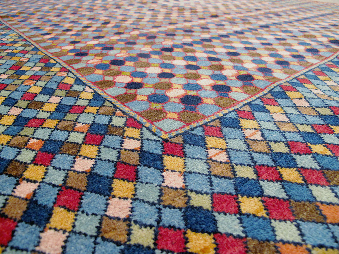 Vintage Persian Kashan Rug, No.25933 - Gsblank