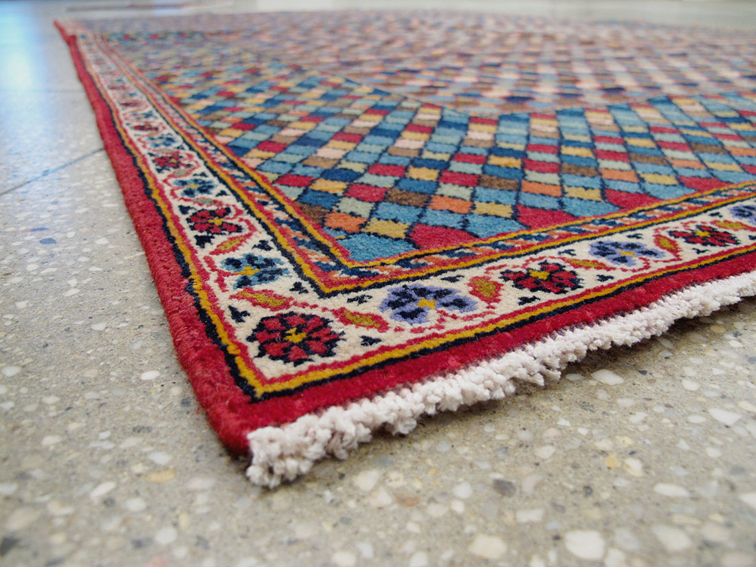 Vintage Persian Kashan Rug, No.25933 - Gsblank