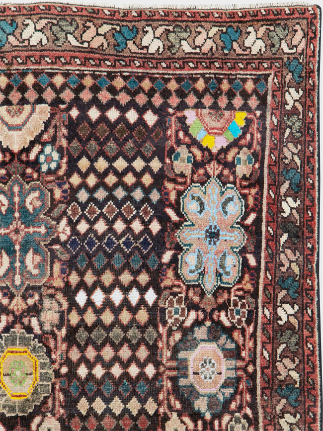 Vintage Persian Malayer Gallery Carpet, No.25934 - Gsblank