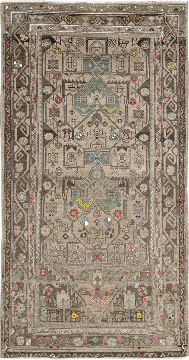 Vintage Persian Hamadan Rug, No.25935 - Gsblank