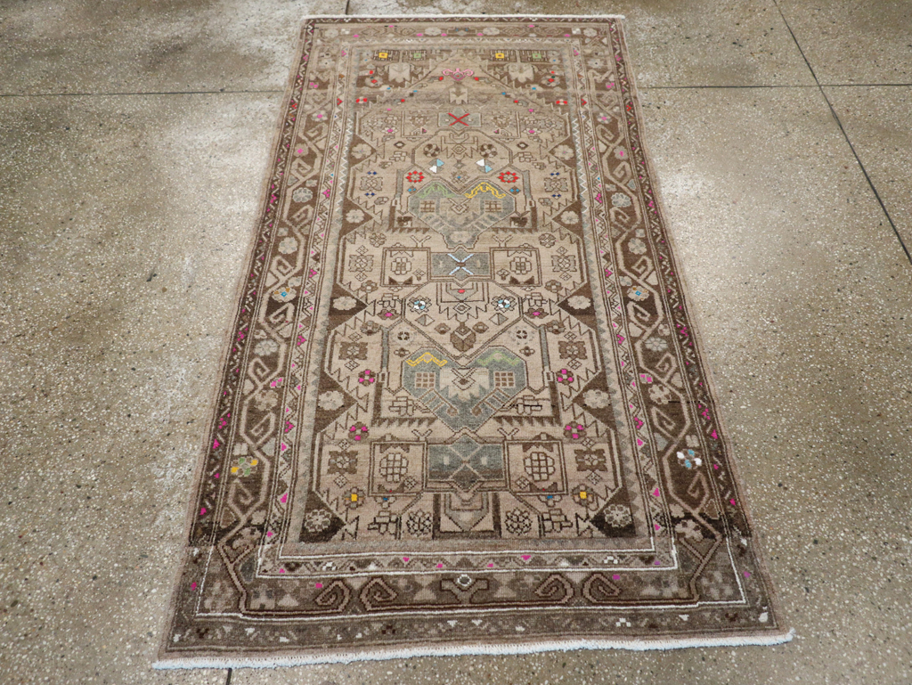 Vintage Persian Hamadan Rug, No.25935 - Gsblank