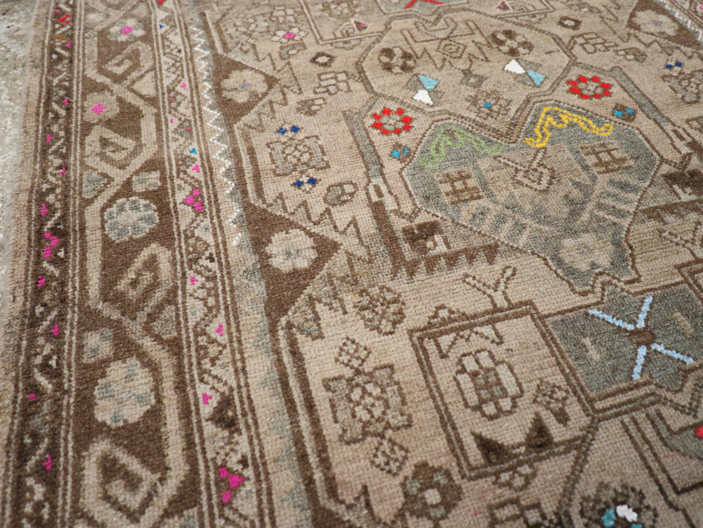 Vintage Persian Hamadan Rug, No.25935 - Gsblank