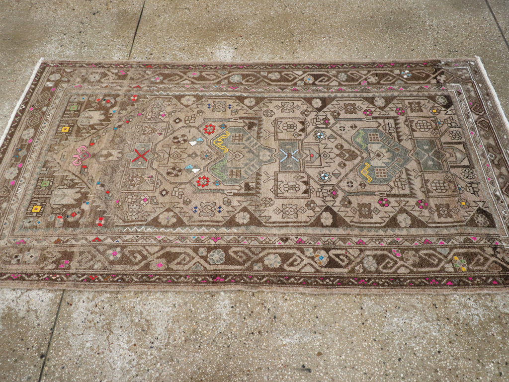 Vintage Persian Hamadan Rug, No.25935 - Gsblank