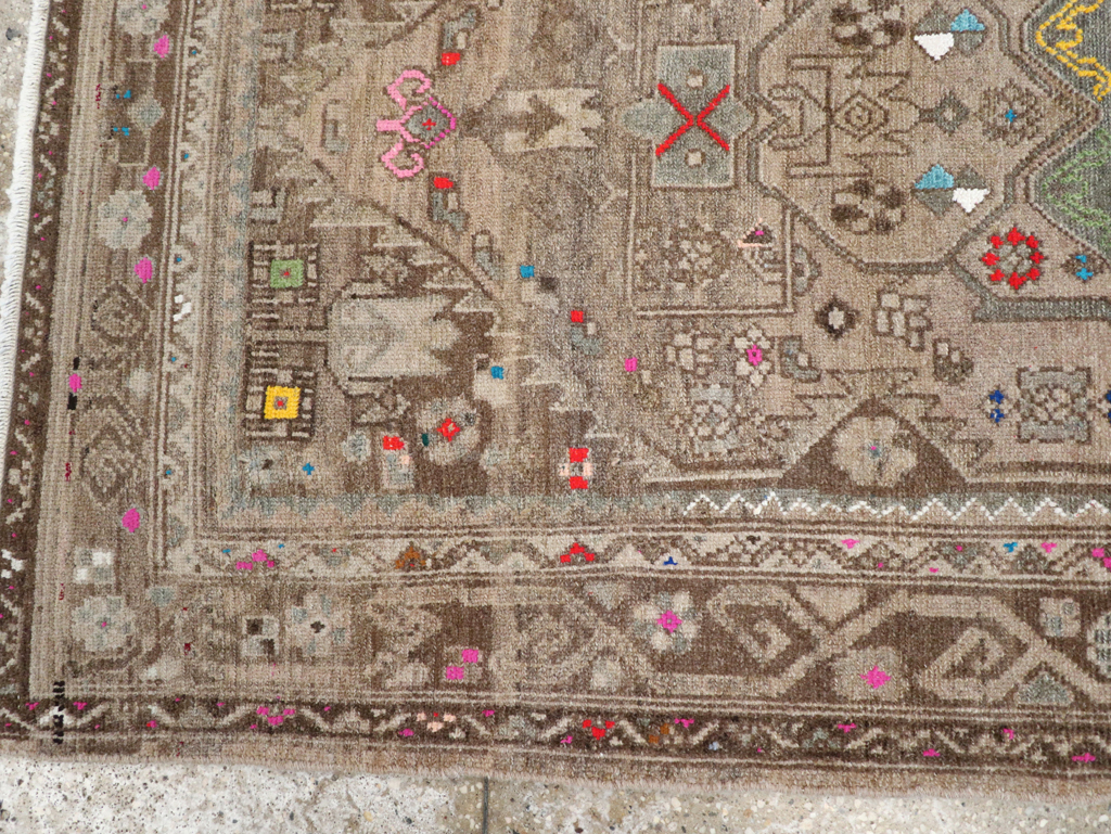 Vintage Persian Hamadan Rug, No.25935 - Gsblank