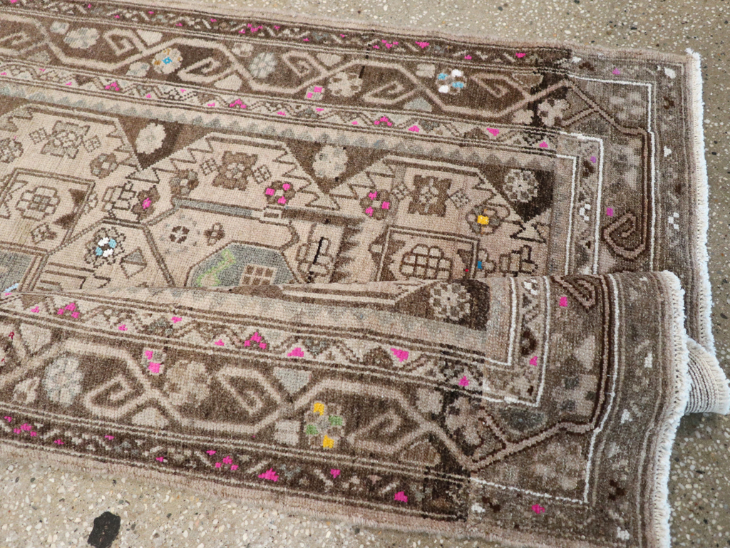 Vintage Persian Hamadan Rug, No.25935 - Gsblank