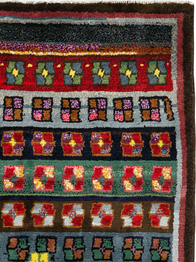 Vintage Persian Mahal Rug, No.25941 - Gsblank