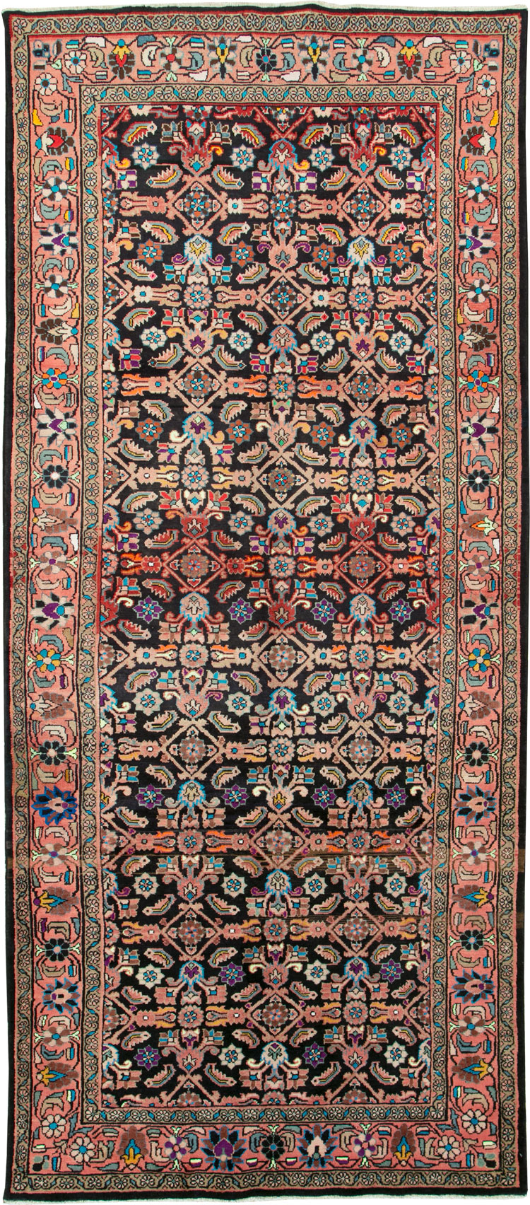 Vintage Persian Mahal Gallery Carpet, No.25943 - Gsblank
