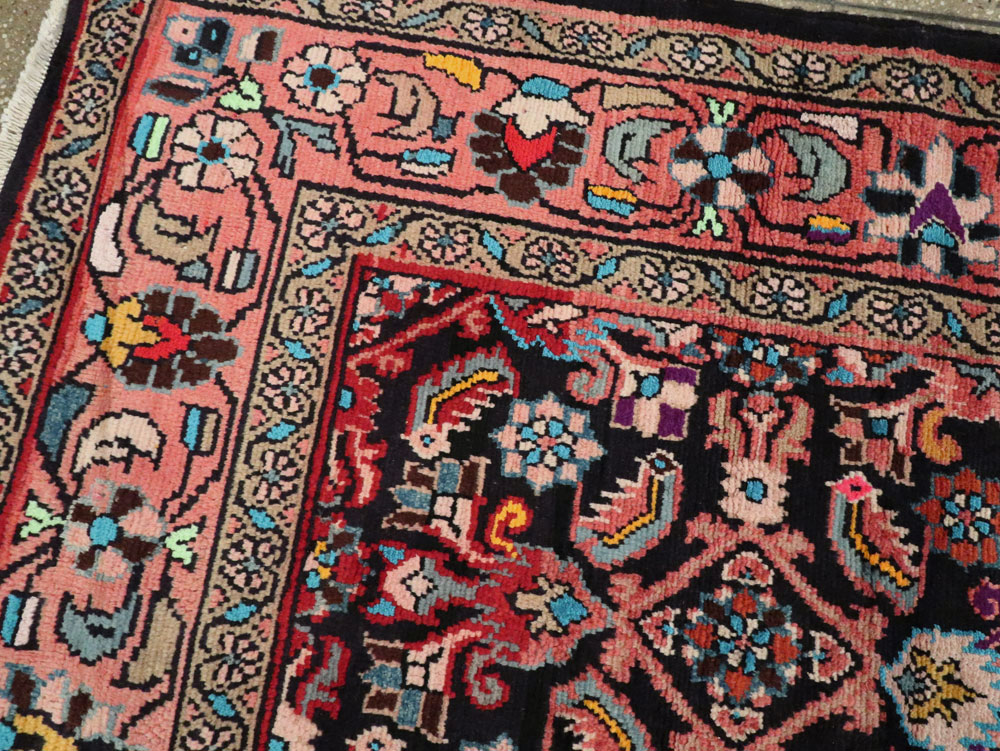 Vintage Persian Mahal Gallery Carpet, No.25943 - Gsblank