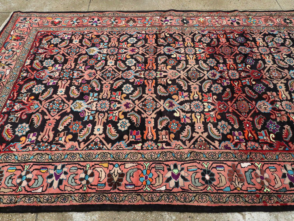 Vintage Persian Mahal Gallery Carpet, No.25943 - Gsblank