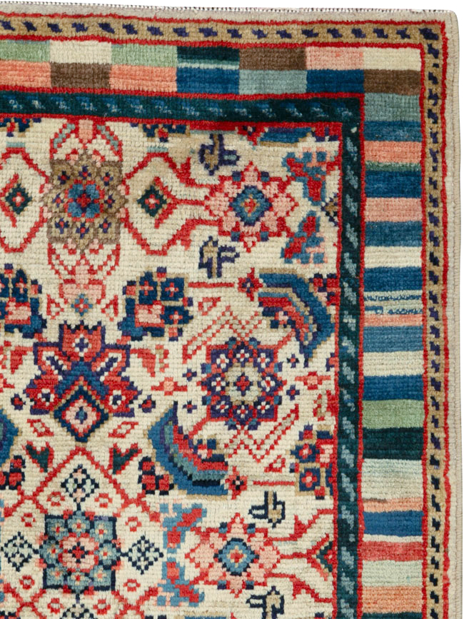 Vintage Persian Hamadan Rug, No.25947 - Gsblank