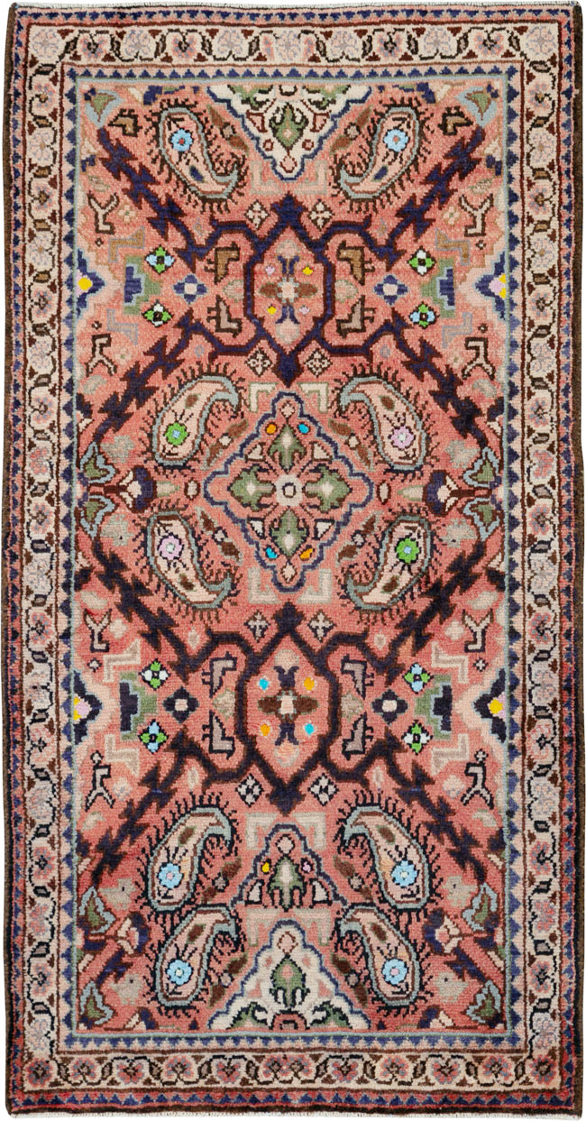 Vintage Persian Hamadan Rug, No.25953 - Gsblank