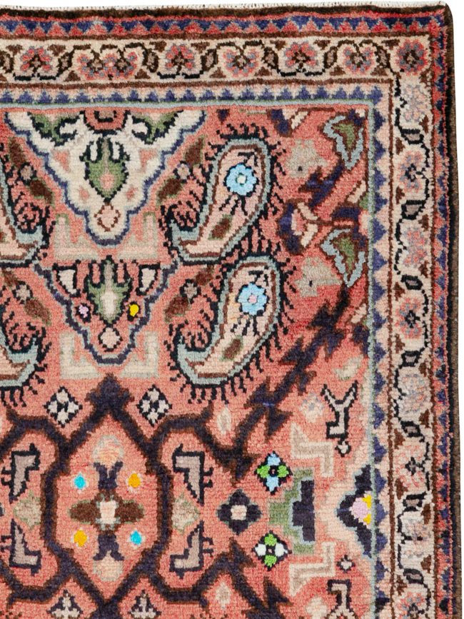 Vintage Persian Hamadan Rug, No.25953 - Gsblank