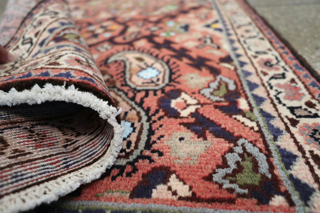 Vintage Persian Hamadan Rug, No.25953 - Gsblank