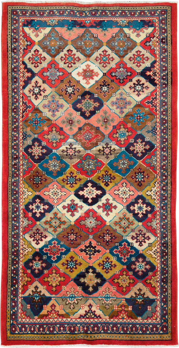 Vintage Persian Mahal Rug, No.25954 - Gsblank